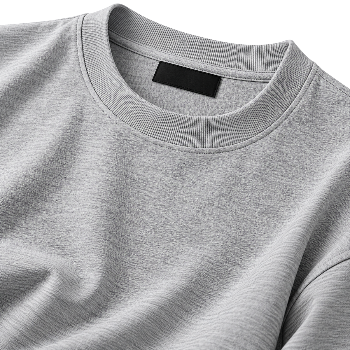 Light Grey Premium Cotton Oversized T-Shirt | LOXVEERN