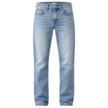 Light-Wash Premium Straight-Fit Denim Jeans | LOXVEERN