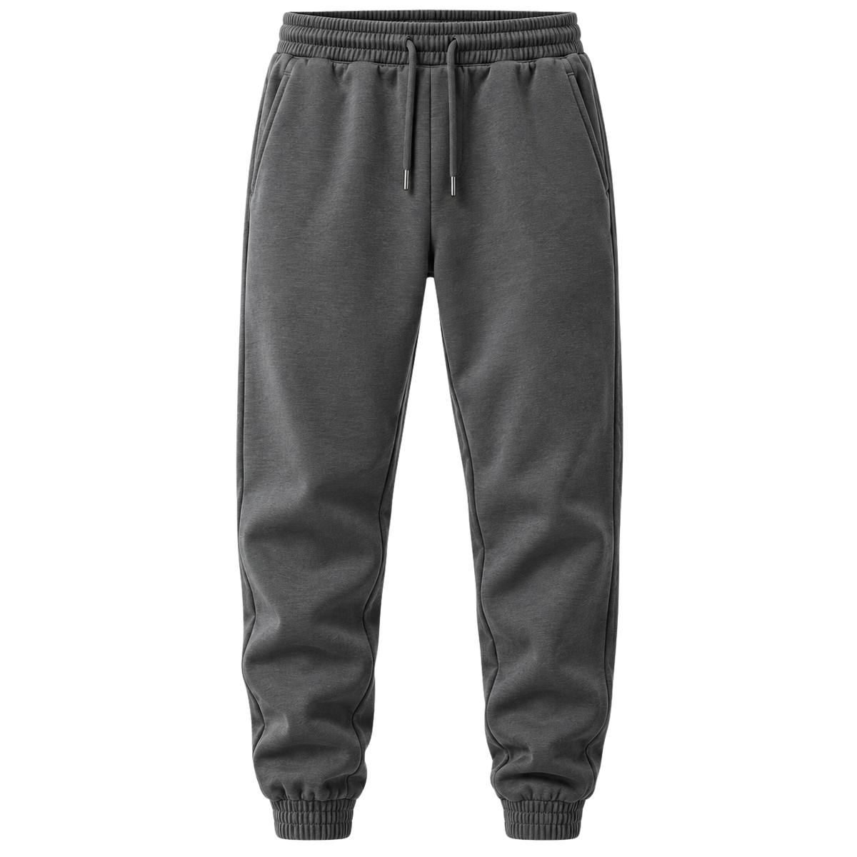 Charcoal Premium Tapered Jogger Trousers | LOXVEERN
