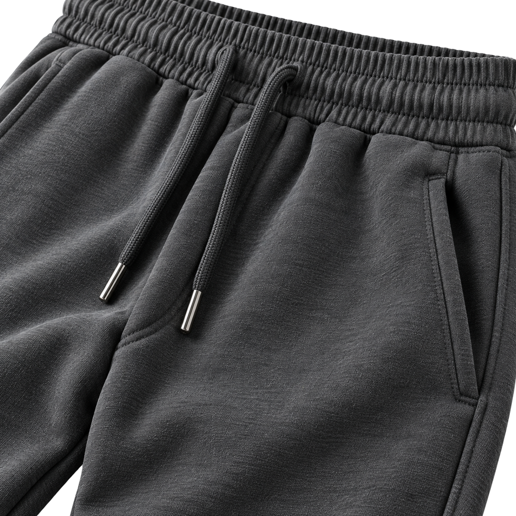 Charcoal Premium Tapered Jogger Trousers | LOXVEERN