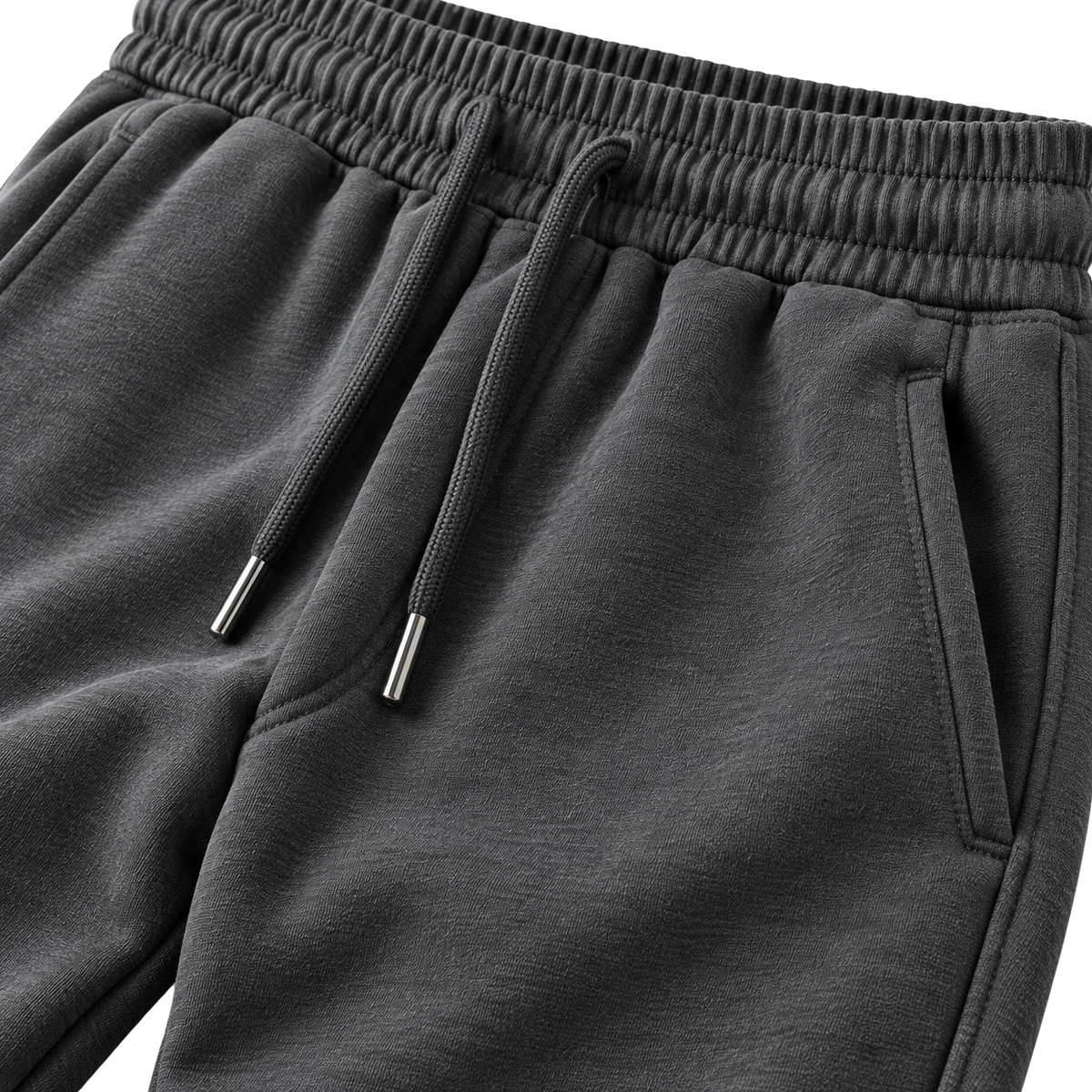 Charcoal Premium Tapered Jogger Trousers | LOXVEERN
